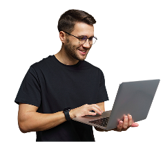 Consultant with laptop